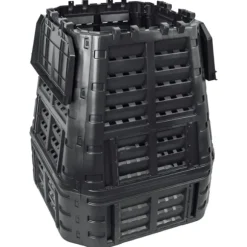 Kompostlåda svart 93,3x93,3x113 cm 740 L