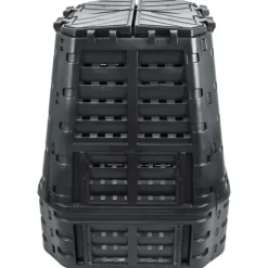 Kompostlåda svart 93,3x93,3x113 cm 740 L