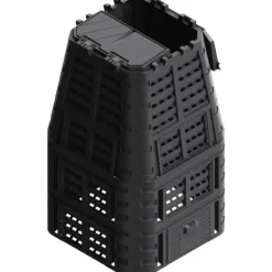 Kompostlåda svart 93,3x93,3x146 cm 1000 L