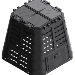 Kompostlåda svart 93,3x93,3x80 cm 480 L