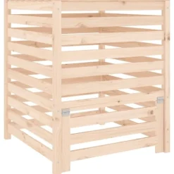 Kompostlåda 82,5x82,5x99,5 cm massiv furu
