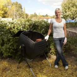 Kompostor - Livstid - 189,3L - Högdensitetspolyeten och galvaniserat stål