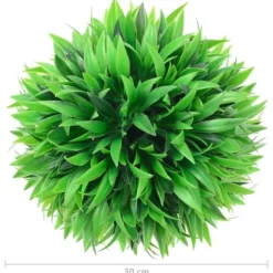 Konstgjorda buxbombollar - Inredning & Trädgårdsdekoration | Färg: Grön | Storlek: 30 cm | 2 st