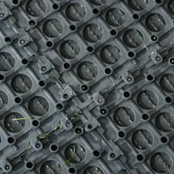 Konstgräs 10 st 30×30 cm, 25 mm – balkong & trädgård, mörkgrön, lättskött