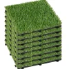 Konstgräsmatta, Hållbart Material, Mångsidig Användning,8 bitar + billig