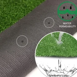 Konstgräsmatta 0.5x2m – Syntetiskt Gräs för Inomhus & Utomhus, Trädgård & Balkong