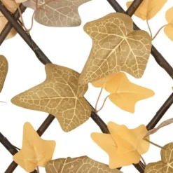 Konstväxt lönnlöv expanderbar spaljé 5 st | Färg: Orange | Storlek: 180x60 cm