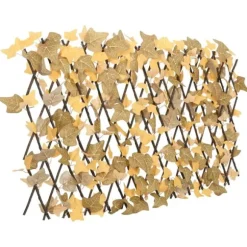 Konstväxt lönnlöv spaljé expanderbar orange 180x60 cm