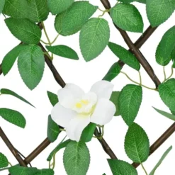 Konstväxt murgröna till väggdekoration - Expanderbar Spaljé | Färg: Grön | Storlek: 186x30 cm