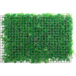 Konstväxt ormbunke växtvägg 6 st - Insynsskydd för trädgård | Färg: Grön | Storlek: 40x60 cm