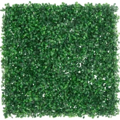 Konstväxt växtvägg 24 st grön 50x50 cm