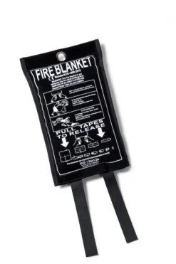 Kosta Linnewäfveri Brandfilt Mocka, Svart