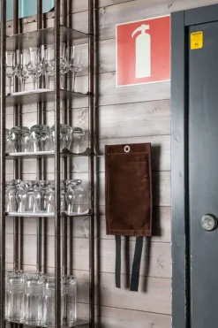 Kosta Linnewäfveri Brandfilt Mocka, Svart