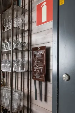 Kosta Linnewäfveri Brandfilt Mocka, Brun