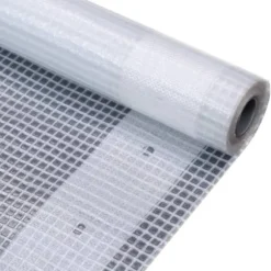 Kraftig Leno Presenning 260 g/m² - Skydd för växthus, möbler & mer | Färg: Vit | Storlek: 1,5x10 m