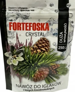 KRISTALLIN GÖDNINGSMEDEL FÖR BARRTRÄD FORTEFOSKA CRYSTAL 250G MYCKET EFFEKTIVT