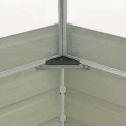 Krukor & odlingslådor - Living Växthus brun 100x100x85 cm galvaniserat stål