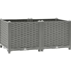 Krukor & odlingslådor - Living Upphöjd odlingslåda 80x40x38 cm polypropen