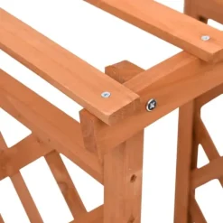 Krukor & odlingslådor - Living Odlingslåda med spaljébåge 49x39x117 cm granträ