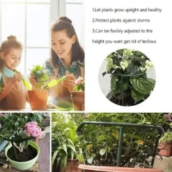 Krukstöd - Stöd för Växter & Blommor - 4 delar set - 24 cm