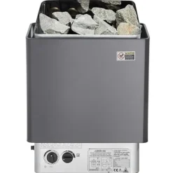 8KW Elektrisk Bastuvärmare, Inbyggd Kontroll, Anpassad för 8-12 m³ Hemma Spa