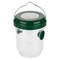 KYY Getingfälla Solar LED Flugfälla Insektsfångare Återanvändbar Insektsfälla Grön