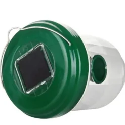 KYY Getingfälla Solar LED Flugfälla Insektsfångare Återanvändbar Insektsfälla Grön