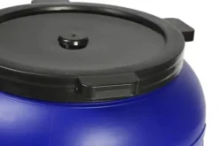 100L RUND PLASTTUNA MED KRAN - SU-B-100L+KR