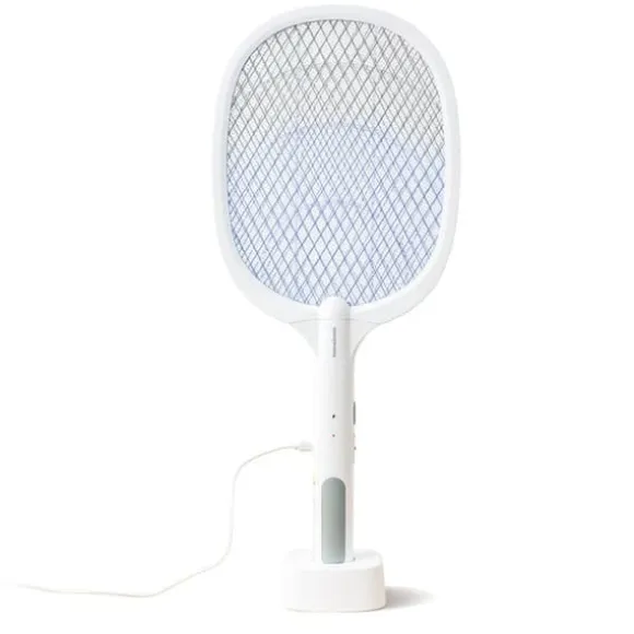 Laddad 2 i 1 Anti-insekt racket med UV-ljus Elecfly InnovaGoods LASER SKADDJUR FÖR TRÄDGÅRDEN