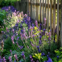Lavendelbuskar - Set om 6 - Lavandula angustifolia - Höjd 10-15cm - ⌀10,5cm