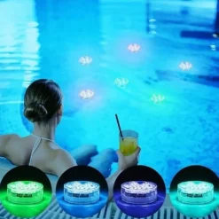 LED Ljus till bubbelbad, Pool, badkar. Vattentät, Water Candle