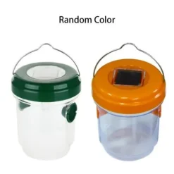 LED Solar Flugfälla Insektsfälla Drosophila Fruktfluga Geting Insektsmedel Trädgårdsparksensorverktyg