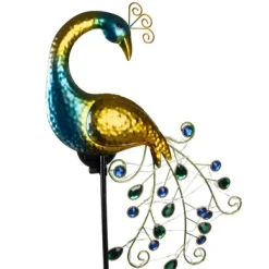 LED Trädgårdslampa Påfågel - Solcell