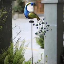 LED Trädgårdslampa Påfågel - Solcell