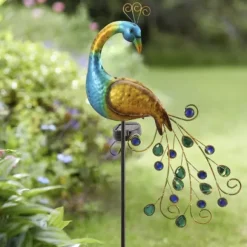 LED Trädgårdslampa Påfågel - Solcell