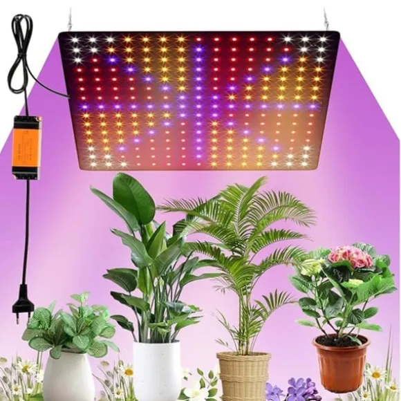 LED växtbelysning Odlingsljus 225 LED-pärlor rött/blått/vitt ljus