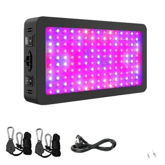 LED Växtlampa, Fullspektrum, Inomhusodlingslampa, 1500W B