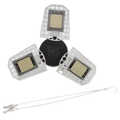 LED-odlingsljus för inomhusväxter - 297 LED-lampor, vikbar design med tre blad - Idealisk för växthus och suckulenter - 100-277V