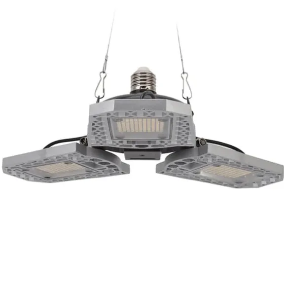 LED-odlingsljus för inomhusväxter - 297 LED-lampor, vikbar design med tre blad - Idealisk för växthus och suckulenter - 100-277V