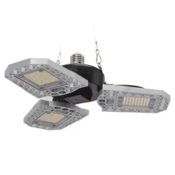 LED-odlingsljus för inomhusväxter - 297 LED-lampor, vikbar design med tre blad - Idealisk för växthus och suckulenter - 100-277V