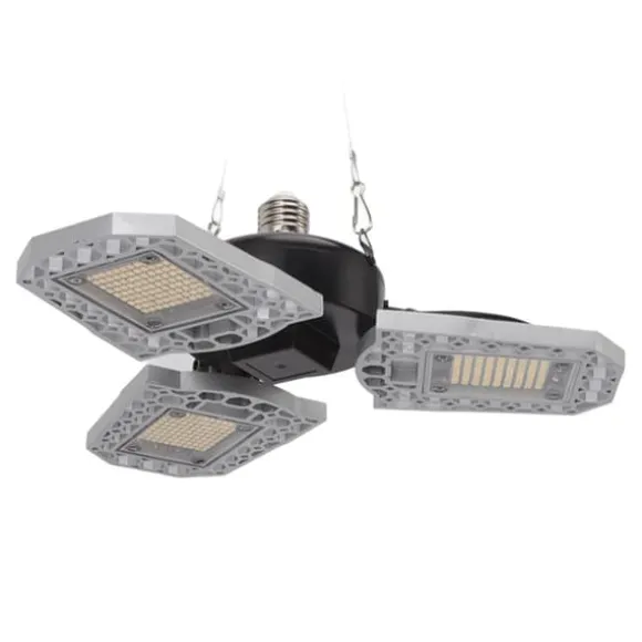 LED-odlingsljus för inomhusväxter - 297 LED-lampor, vikbar design med tre blad - Idealisk för växthus och suckulenter - 100-277V