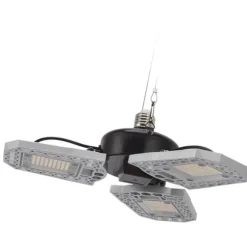 LED-odlingsljus för inomhusväxter - 297 LED-lampor, vikbar design med tre blad - Idealisk för växthus och suckulenter - 100-277V