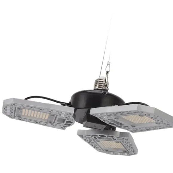 LED-odlingsljus för inomhusväxter - 297 LED-lampor, vikbar design med tre blad - Idealisk för växthus och suckulenter - 100-277V