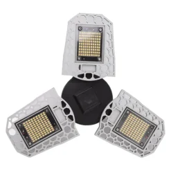 LED-odlingsljus för inomhusväxter - 297 LED-lampor, vikbar design med tre blad - Idealisk för växthus och suckulenter - 100-277V