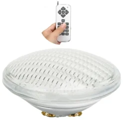 LED-poolljus Färgglad inbäddad undervattenslampa för förtjockat glas för Par56 Ljuskälla 25W 2500LM