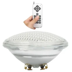 LED-poolljus Färgglad inbäddad undervattenslampa för förtjockat glas för Par56 Ljuskälla 25W 2500LM