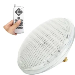 LED-poolljus Färgglad inbäddad undervattenslampa för förtjockat glas för Par56 Ljuskälla 25W 2500LM