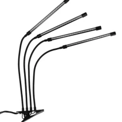 LED-växtlampa 80 dioder TIMER 25 W hemmaodling med nätadapter