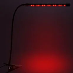 LED-växtlampa 20 dioder TIMER 9 W för hemmaodling utan nätadapter