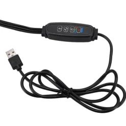 LED-växtlampa 72 dioder TIMER 25 W hemmaodling utan nätadapter